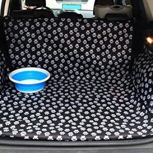 Pet Dog Trunk Cargo Liner – Oxford Car SUV Seat Cover – Waterproof Floor Mat for Dogs Cats – Washable Dog Accessories